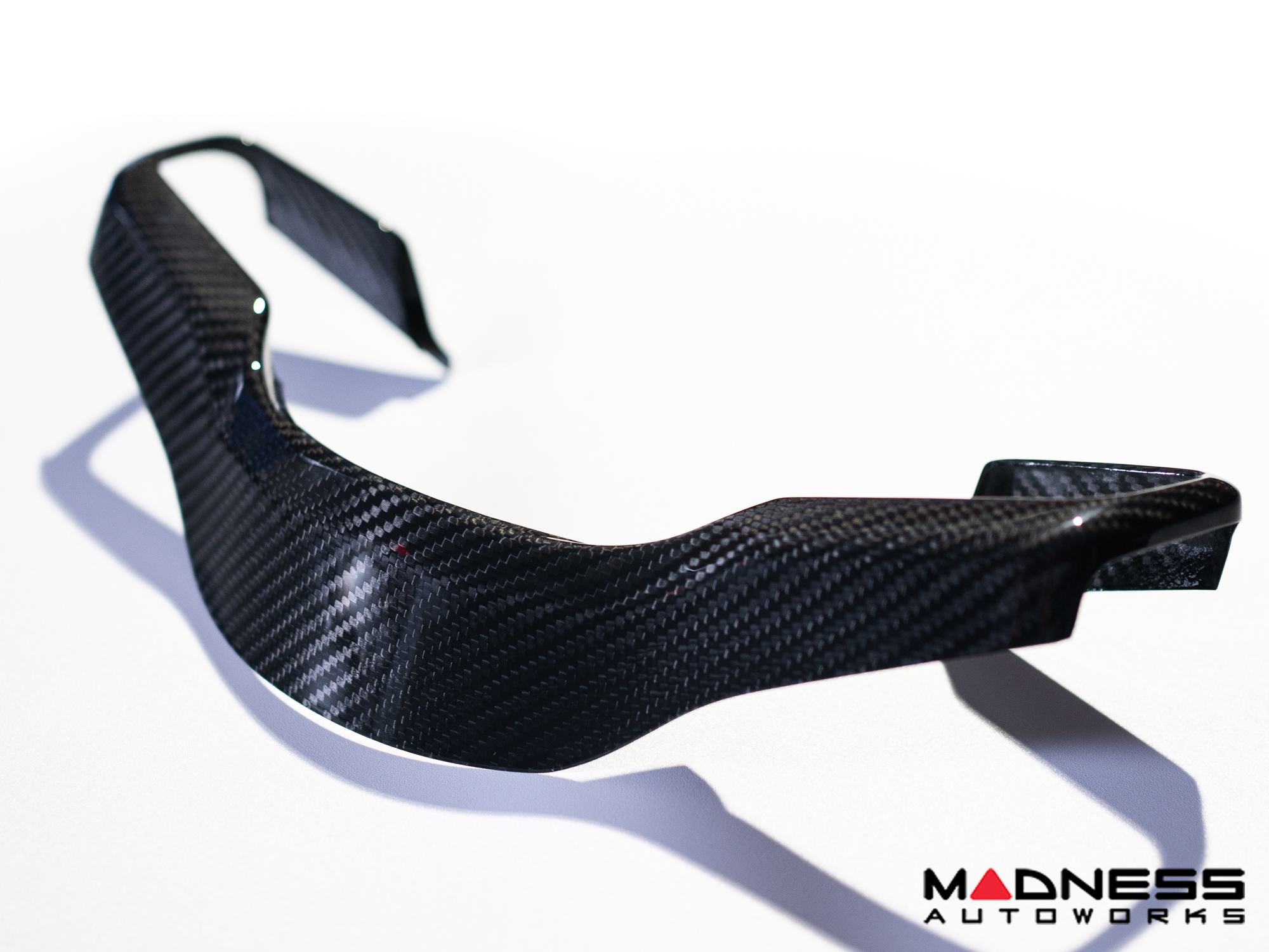 Jaguar F-TYPE Interior Trim - Carbon Fiber - Steering Wheel Trim - R - Flat Bottom Style Wheel
